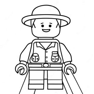 Rolig Lego Minifigur Malarbild 6647-1757