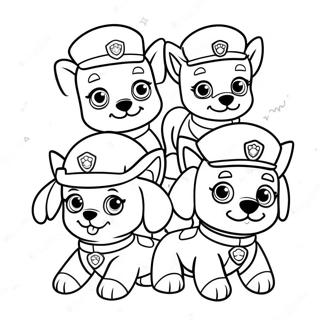 Paw Patrol Valpar I Tomteluva Malarbild 67251-14711