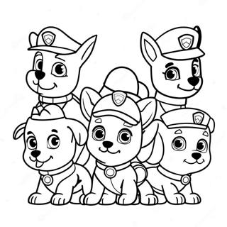 Paw Patrol Valpar I Tomteluva Malarbild 67251-14712