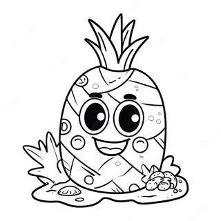 Spongebob I Ett Ananas Hus Malarbild 68594-15018