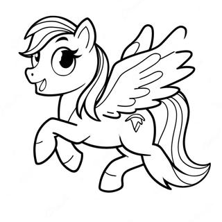 Rainbow Dash Flygande Malarbild 70138 15351