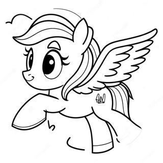 Rainbow Dash Flygande Malarbild 70138 15352