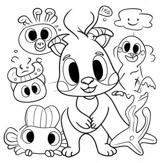 Tokig Onsdag Djur Malarbild 7102-2187