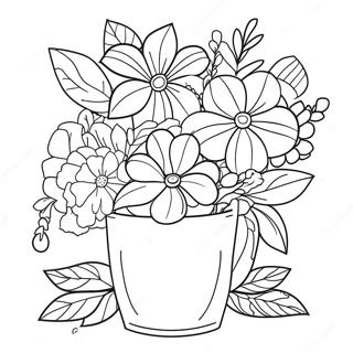 Underbar Onsdag Blommor Malarbild 7103 314