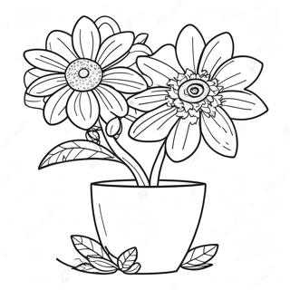 Underbar Onsdag Blommor Malarbild 7103 316