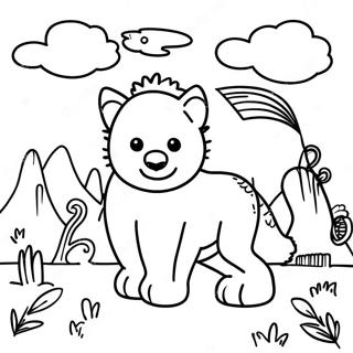 Vild Onsdag Aventyr Malarbild 7104 1085