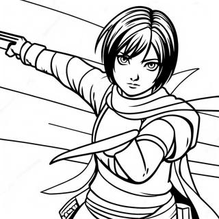 Mikasa Ackerman I Strid Malarbild 72596-16314
