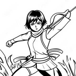 Mikasa Ackerman I Strid Malarbild 72596-16316