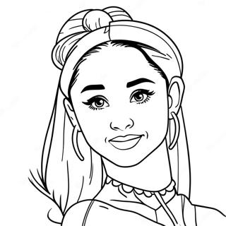 Ariana Grande Malarbild 72619-16327