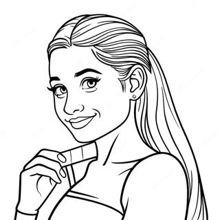 Ariana Grande Malarbild 72619-16328