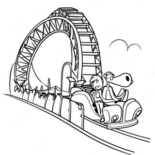 Phineas Och Ferb Bygger En Berg Och Dalbana Malarbild 72699-16396