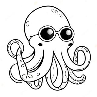 Sot Tonarskrabba Med Solglasogon Malarbild 72750 16430