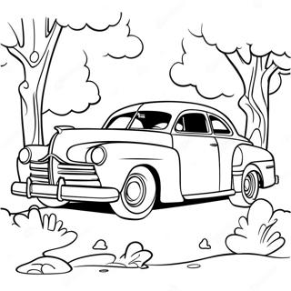 Doc Hudson Klassisk Bil Malarbild 7280 1325