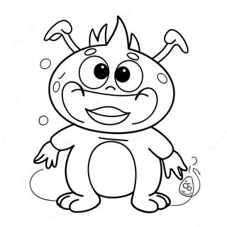 Frack Sarkastisk Monster Malarbild 73089-16704