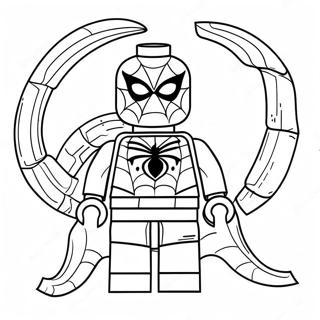 Lego Spiderman Målarbilder