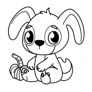 Skrammande Halloween Stitch Malarbild 73857-17293