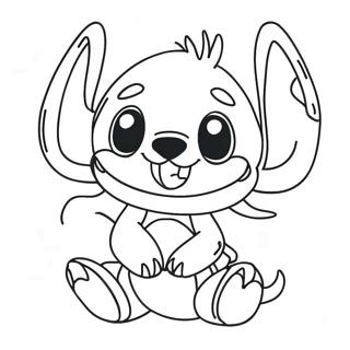 Rolig Halloween Stitch Malarbild 73858-17298