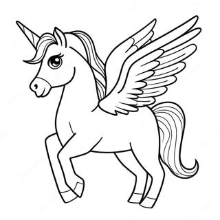 Majestatisk Pegasus Flygande Malarbild 74112-17490