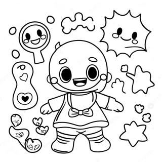 Glada Barn Med Autism Malarbild 74496-17793