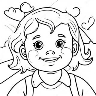 Glada Barn Med Autism Malarbild 74496-17795