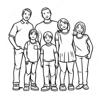 Autism Spektrum Familj Malarbild 74497-17798