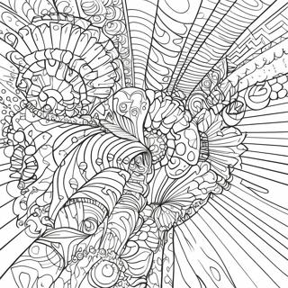 Tankebojande Optisk Illusion Malarbild 74726-17969