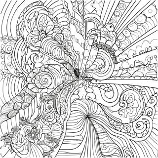 Tankebojande Optisk Illusion Malarbild 74726-17970