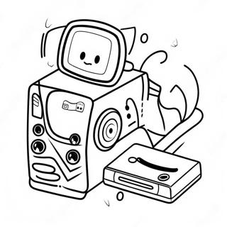 Klassisk 80 Tals Videospel Malarbild 74959-18157