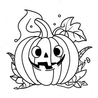 Skrammande Pumpa Bus Eller Godis Malarbild 75241-18370