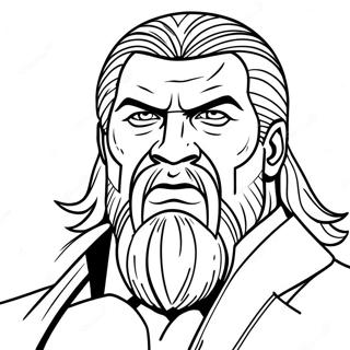 Episk Triple H Action Malarbild 75370 18479