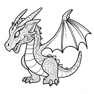 Ender Dragon Med Glodande Ogon Malarbild 75397 18503