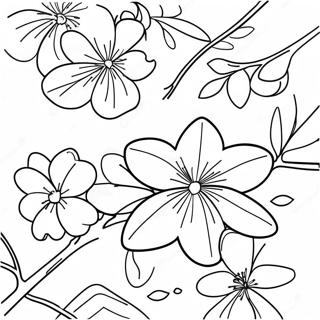 Omtaliga Korsbarsblommor Farglaggningssida 75552-18621