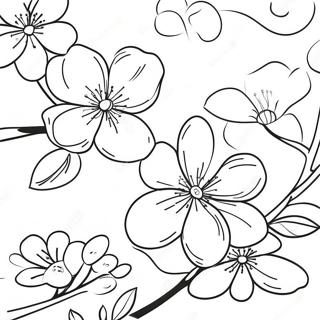 Omtaliga Korsbarsblommor Farglaggningssida 75552-18622