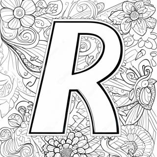 Bokstaven R Målarbilder