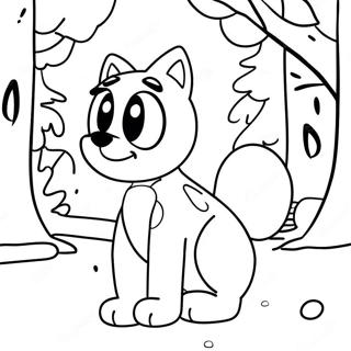 Jul Bluey Målarbilder