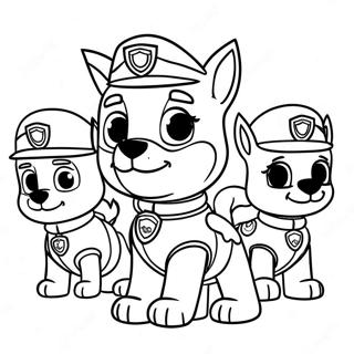 Halloween Paw Patrol Malarbild 75729-18748