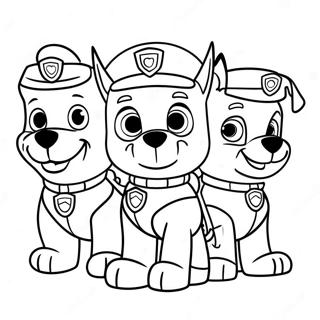 Spooky Halloween Paw Patrol Malarbild 75730-18750