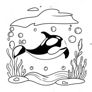 Sot Orka Simmande Malarbild 75756 18769