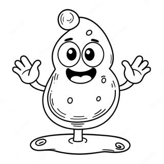 Tecknad Bajs Karaktar Malarbild 75808 18811