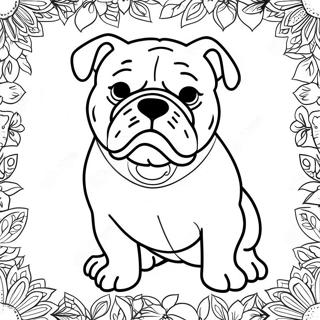 Bulldog Malarbild 76090-19027