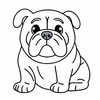 Bulldog Malarbild 76090-19028