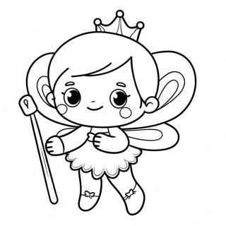 Tandfe Med Magisk Stav Malarbild 77115-19824