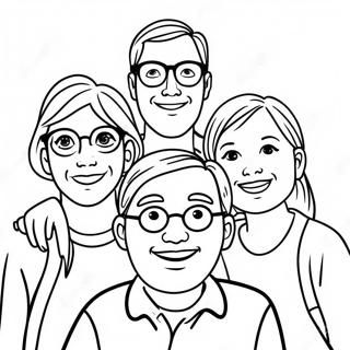 Glad Familj Drogfri Malarbild 77371-20016