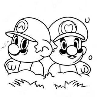 Cappy Och Mario Aventyr Malarbild 78068-20550