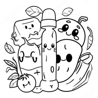 Glada Stoner Karaktarer Malarbild 78276-20720