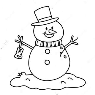 Lekfull Snogubbe Malarbild 78406-20821