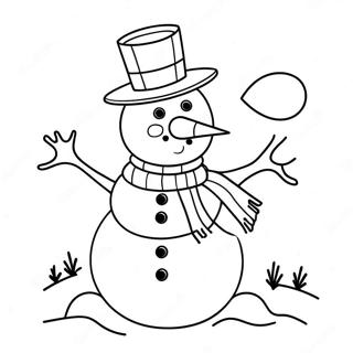 Lekfull Snogubbe Malarbild 78406-20823