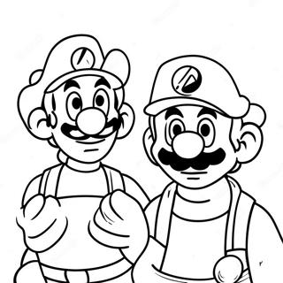 Luigi Och Mario Aventyr Malarbild 78454-20849