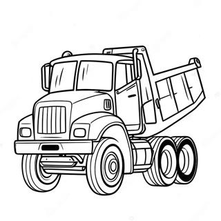 Dump Truck Målarbilder