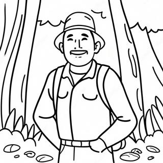 Aventyrlig Tweaker I En Skog Malarbild 79488 21658